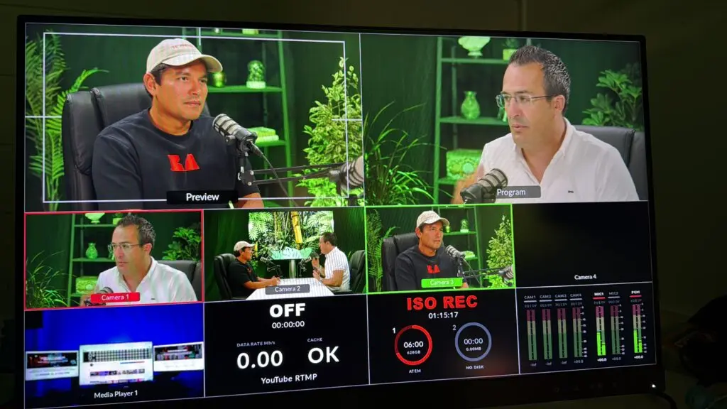 Equipos broadcast profesionales para podcast en DC Streaming Alicante